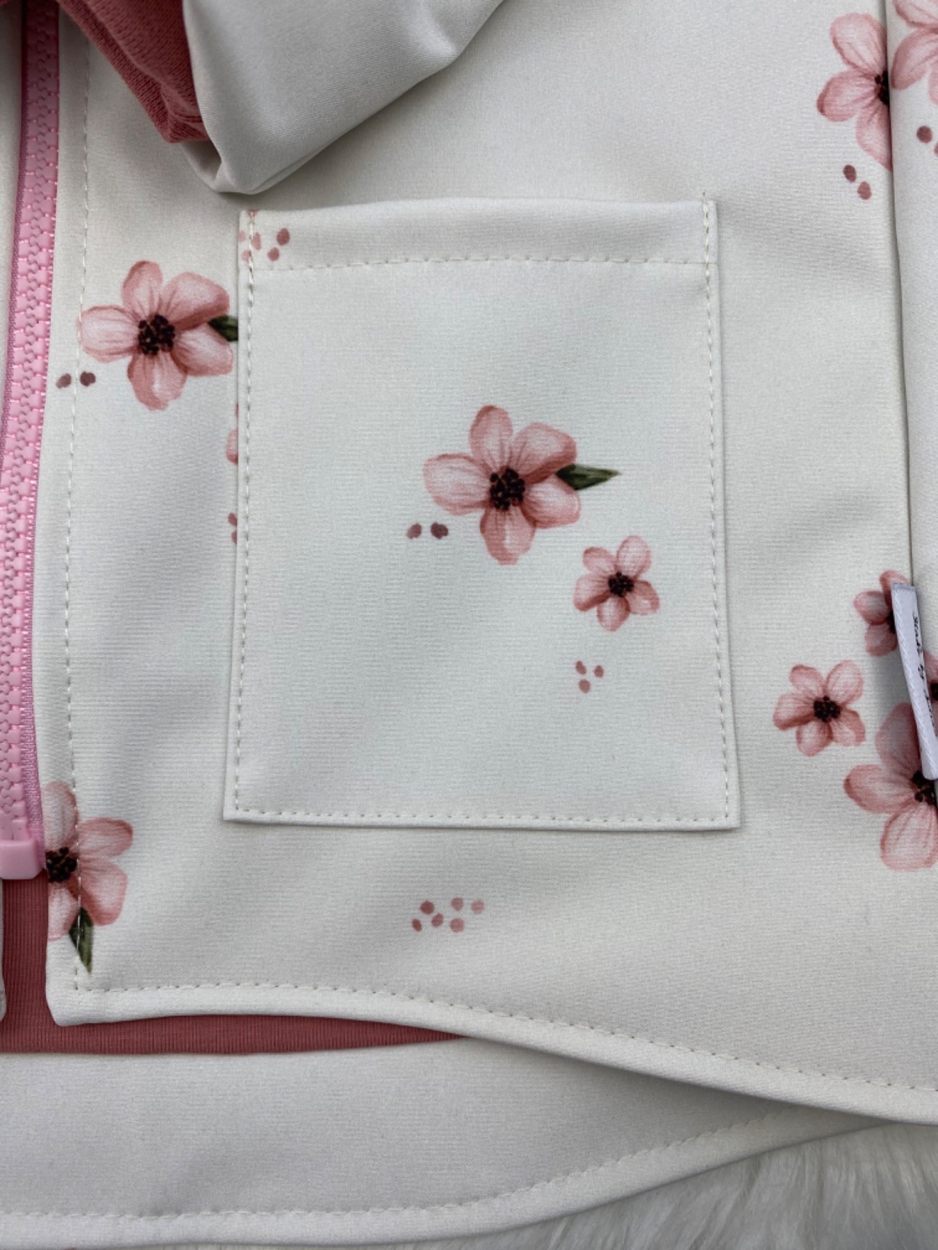 Softshelljacke für Mädchen Kirschblüten 8