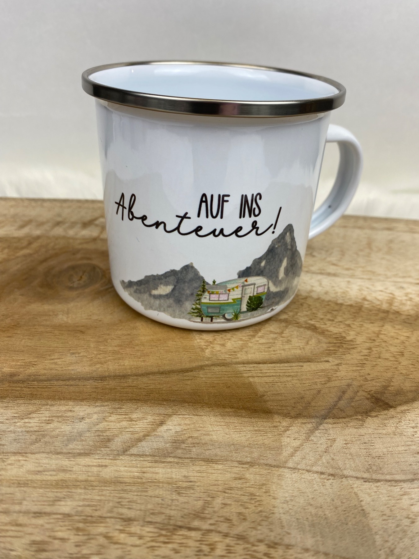Emaille Tasse Camping 2