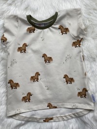 T - Shirt für Mädchen mit Ponys