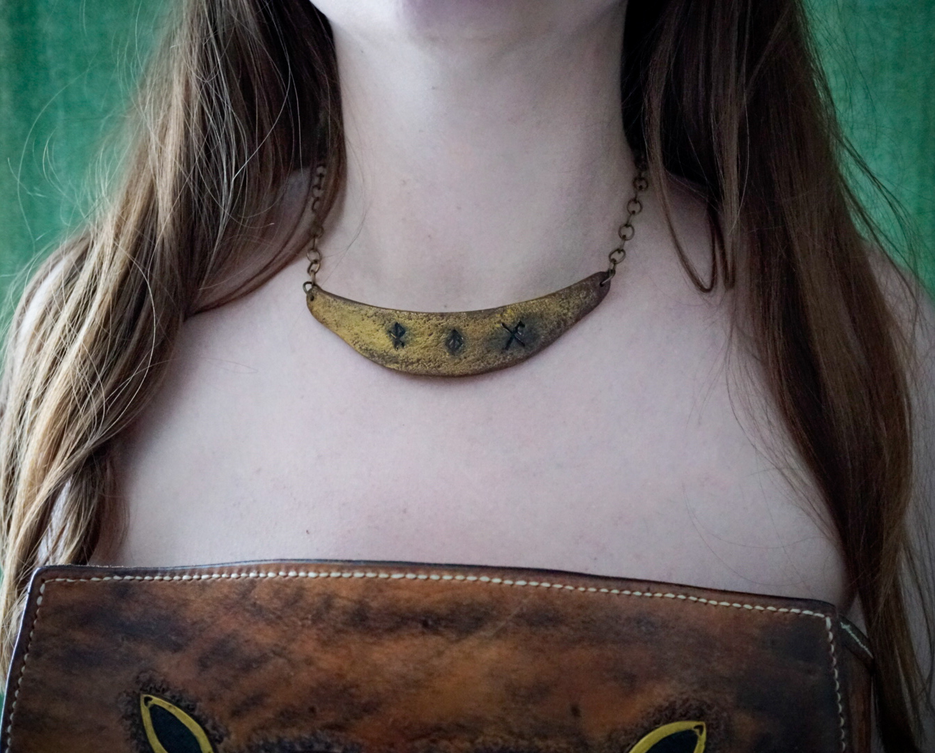Wikinger Halskette mit nordischen Binderunen 7