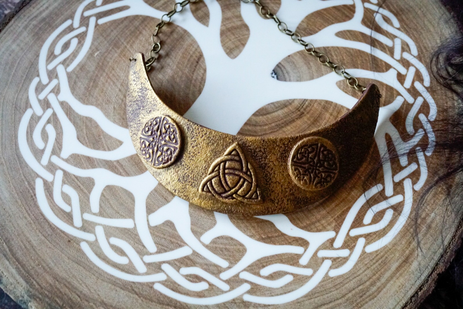Wikinger Halskette mit nordischen Motiven