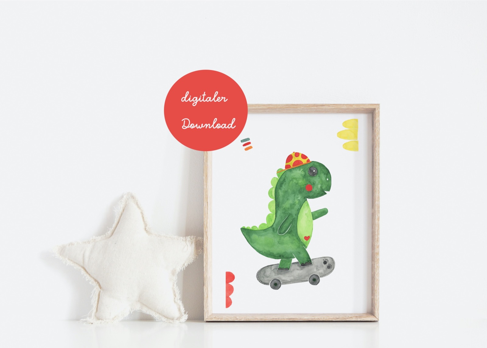 Poster Dinosaurier digitaler Downlaod