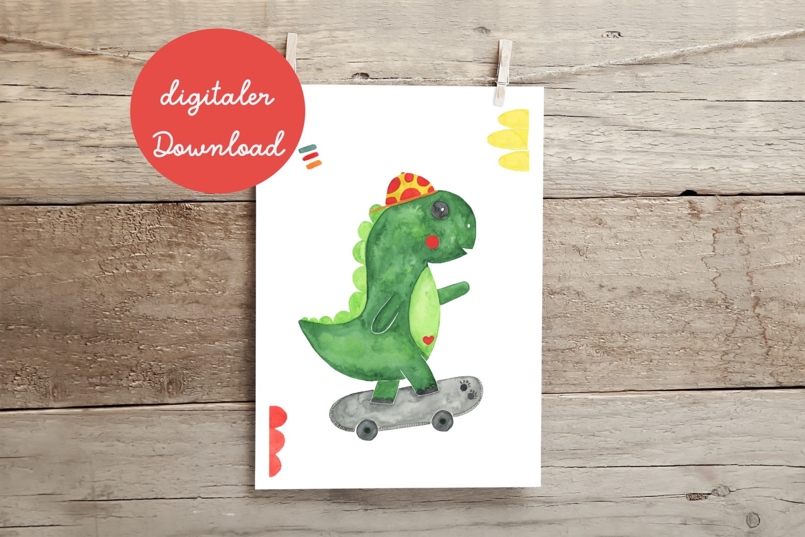 Poster Dinosaurier digitaler Downlaod 2