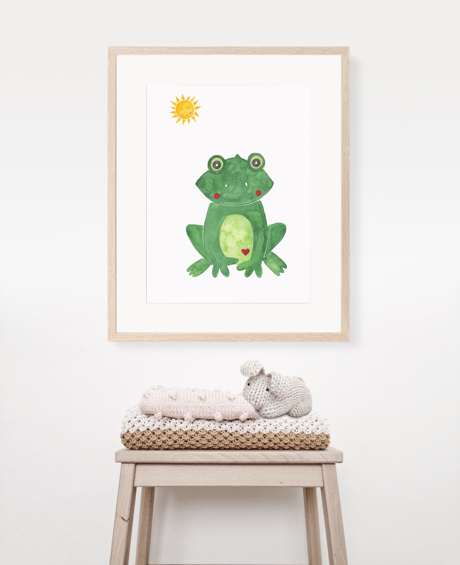 Kinderzimmer Poster Frosch 2