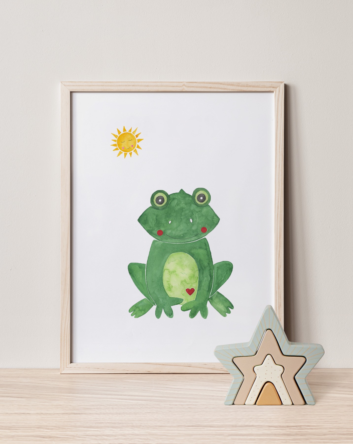 Kinderzimmer Poster Frosch 5