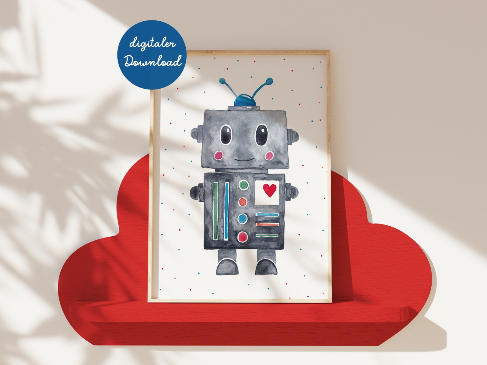 Poster Roboter - digitaler Download