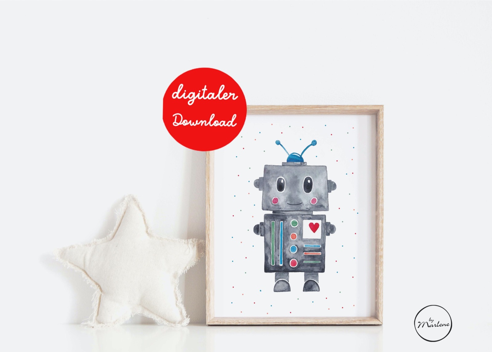 Poster Roboter - digitaler Download 2