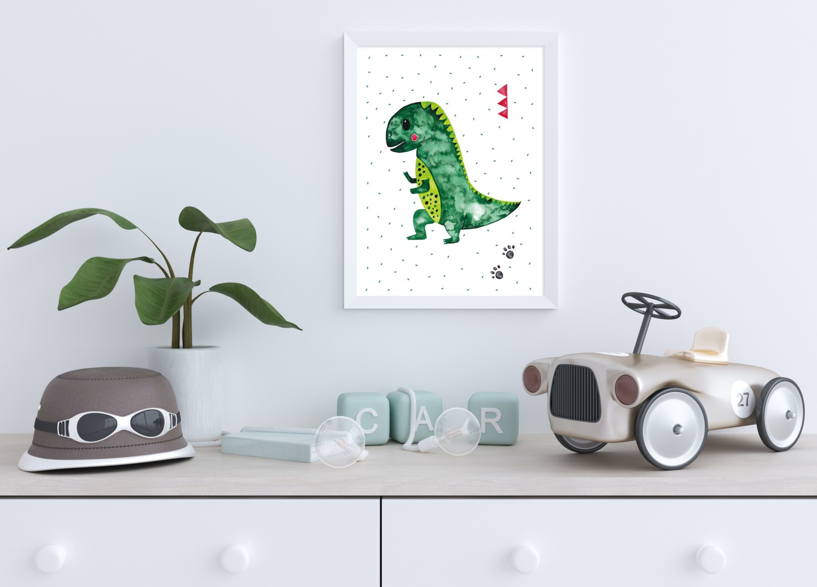 Kinderzimmer Poster Dinosaurier 3