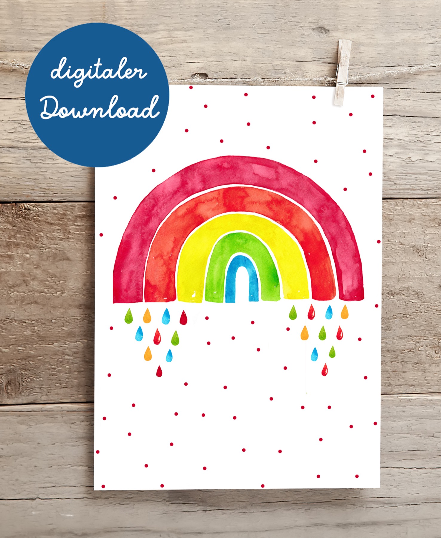 Poster Regenbogen - digitaler Download