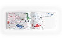 Freundebuch Kindergarten Dinosaurier, Geschenk Kindergarten Start, Geschenk Schulkind 5