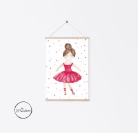Kinderzimmer Poster Ballerina 4