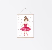 Kinderzimmer Poster Ballerina