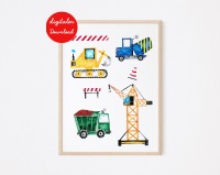 Poster Baustelle- digitaler Download 2