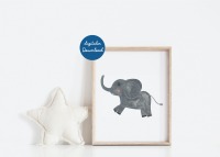 Poster Elefant - digitaler Downlaod 3