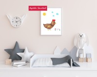 Poster Huhn- digitaler Download 3