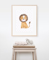 Kinderzimmer Poster Löwe 2