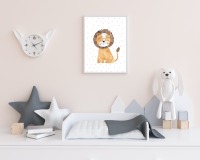 Kinderzimmer Poster Löwe 4