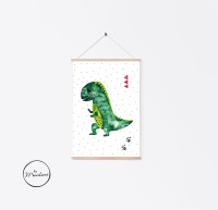 Kinderzimmer Poster Dinosaurier 4