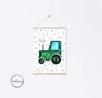 Kinderzimmer Poster Traktor 2