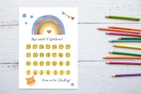 Countdown zur Einschulung Regenbogen - digitaler Download 3