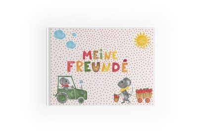 Freundebuch für Kindergarten Kinder Bauernhof