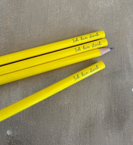 Bleistift Ich bin stark.