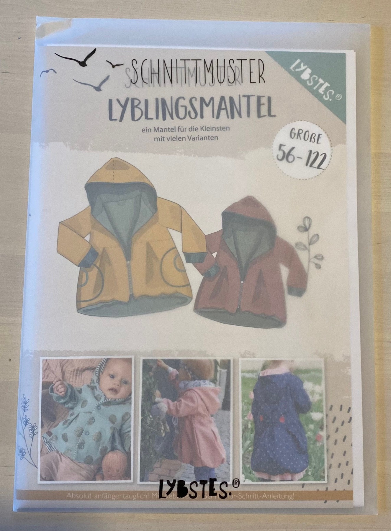 Lybstes Papierschnittmuster Lyblingsjacke, Lyblingsmantel, Oversized Sweater, Babyset, Jolly Jumper,