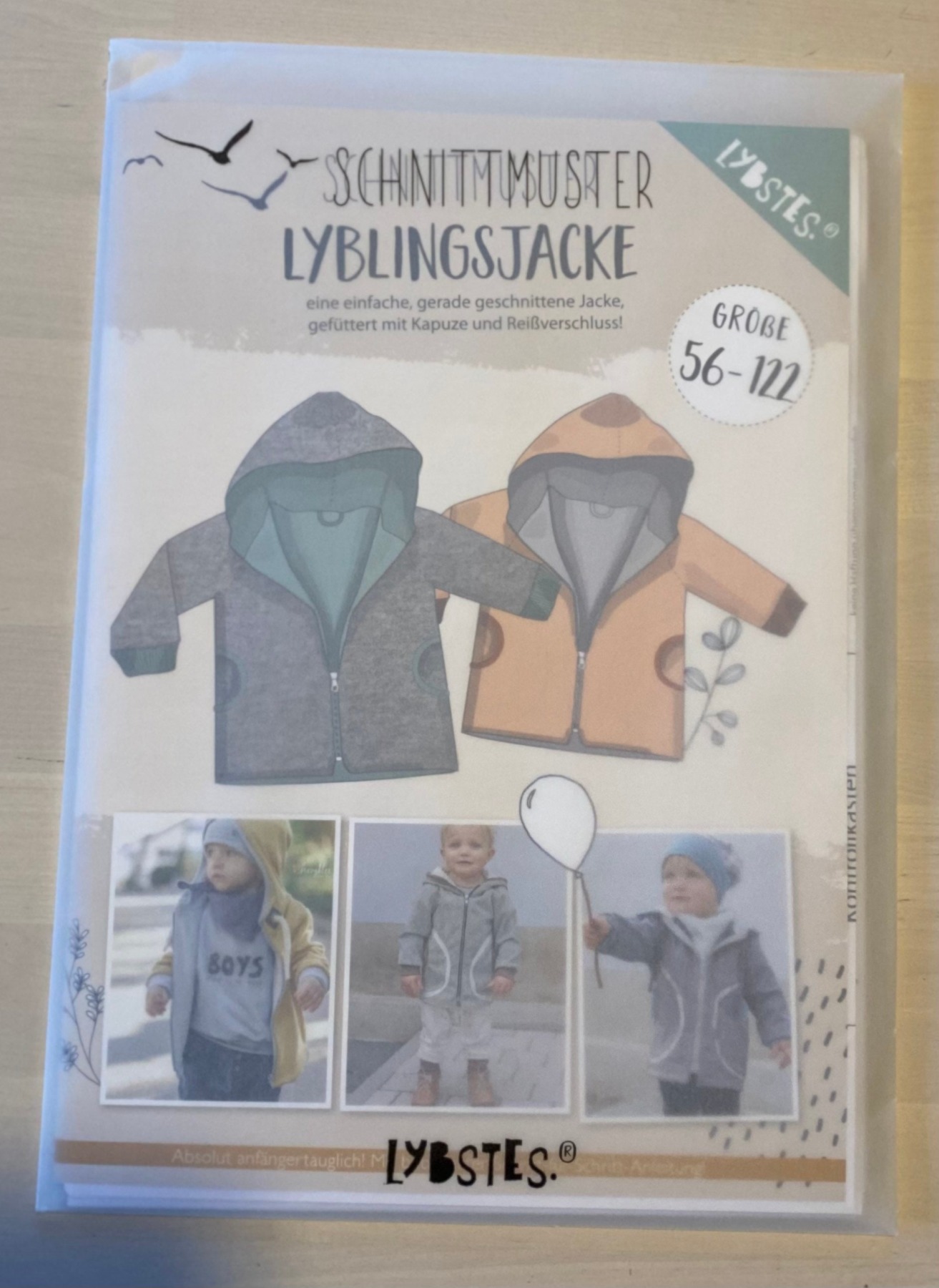 Lybstes Papierschnittmuster Lyblingsjacke, Lyblingsmantel, Oversized Sweater, Babyset, Jolly Jumper,