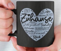 Glitzertasse Oma Mama Liebe Glück Freundschaft Zuhause 8