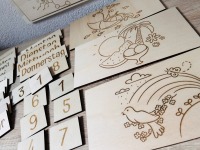 Dauerkalender Montessori aus Holz für Kinder Unendlichkeitskalender 4