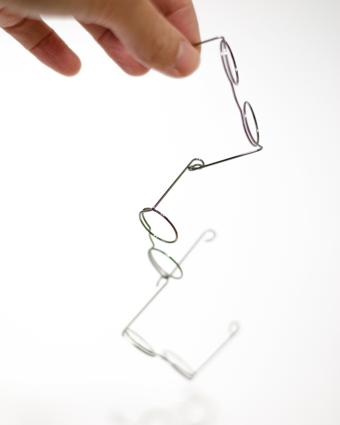 Brille aus Draht für Amigurumi 6