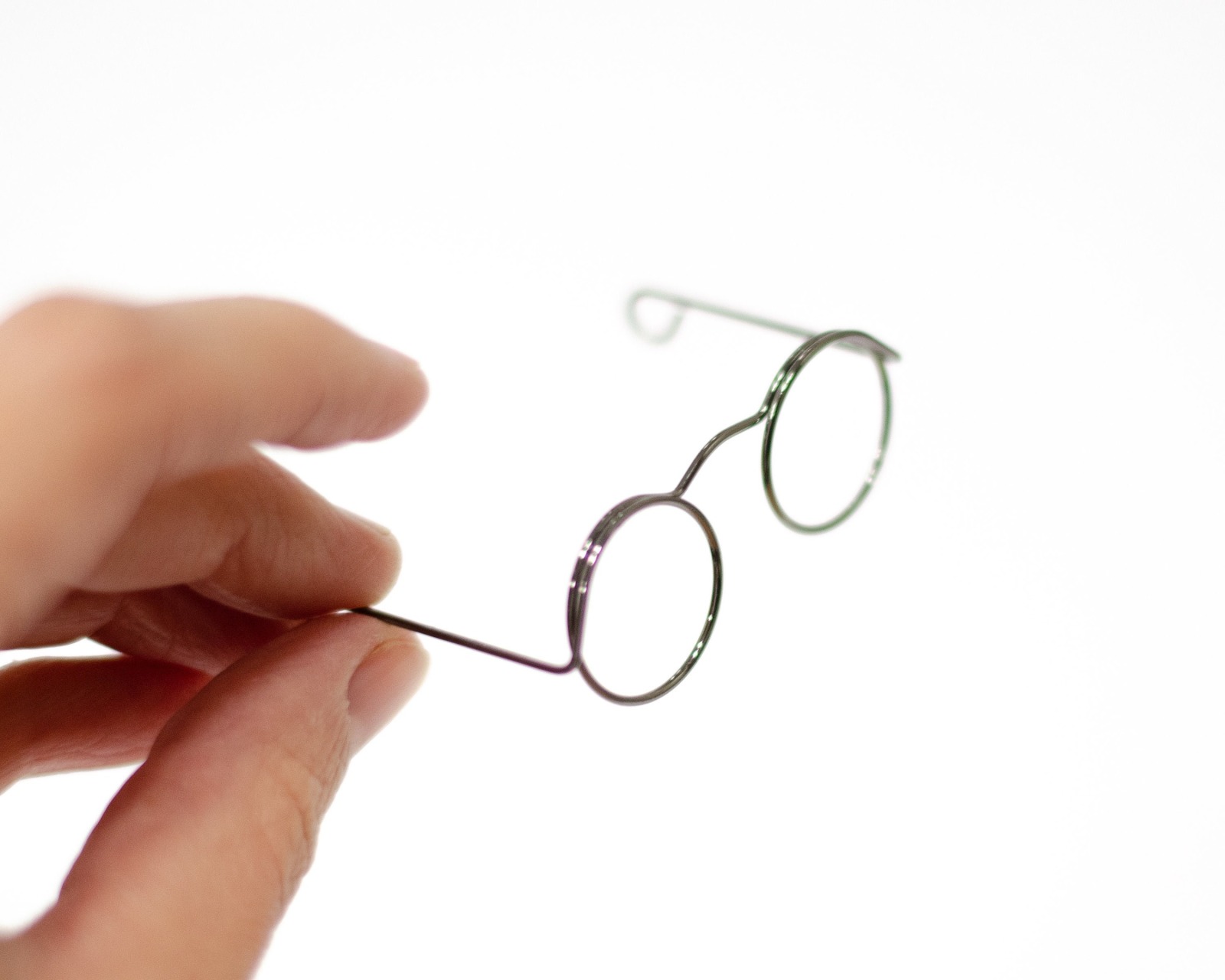 Brille aus Draht für Amigurumi 4
