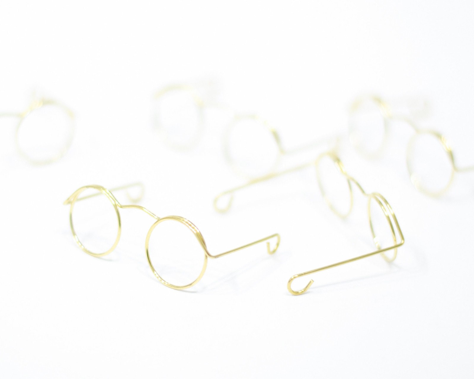 Brille aus Draht für Amigurumi