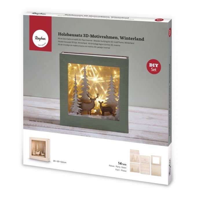 DIY Holzbaukasten 3D - Winterland 3