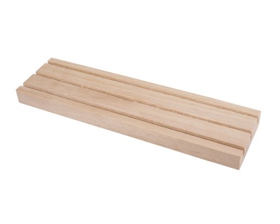 Holz Setzleiste - 18x5cm, m. 3 Rillen, SB-Btl 1Stück