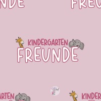 Vorbestellung - Jersey o. French Terry / 24,00 EUR/m - Eigenproduktion - Kindergartenfreunde in zwei