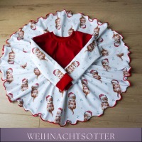 Vorbestellung - Jersey o. French Terry / 24,00 EUR/m - Eigenproduktion - Weihnachtsotter 2