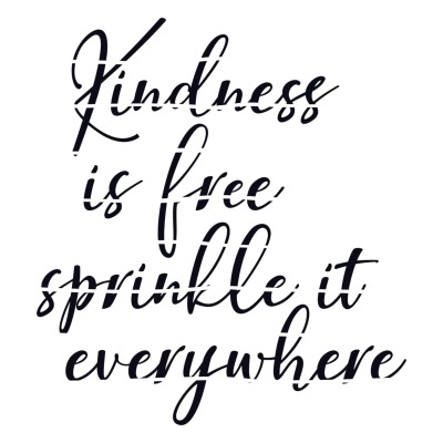 Plotterdatei Kindness is free