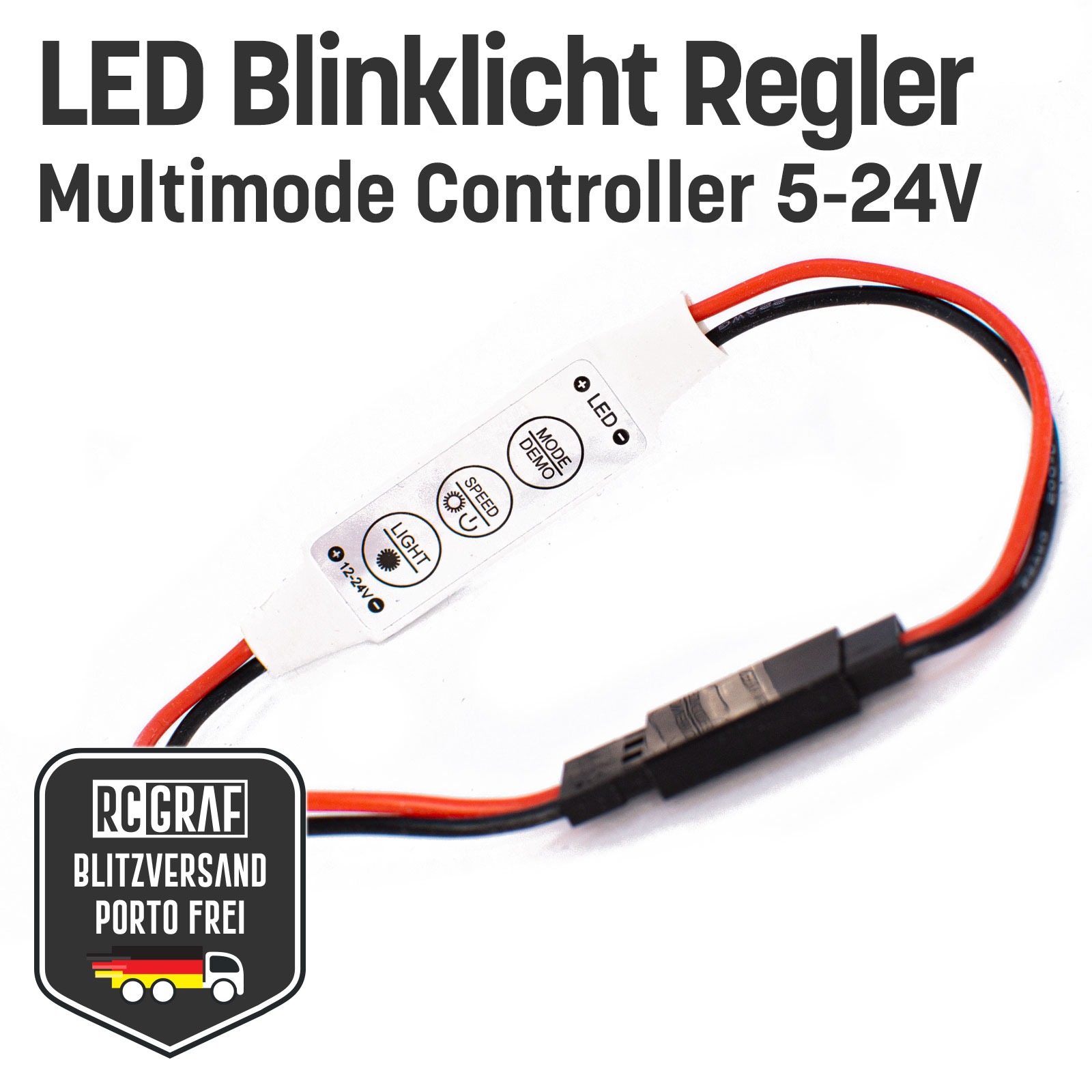 RC LED Blinklicht Regler Multimode Controller Car