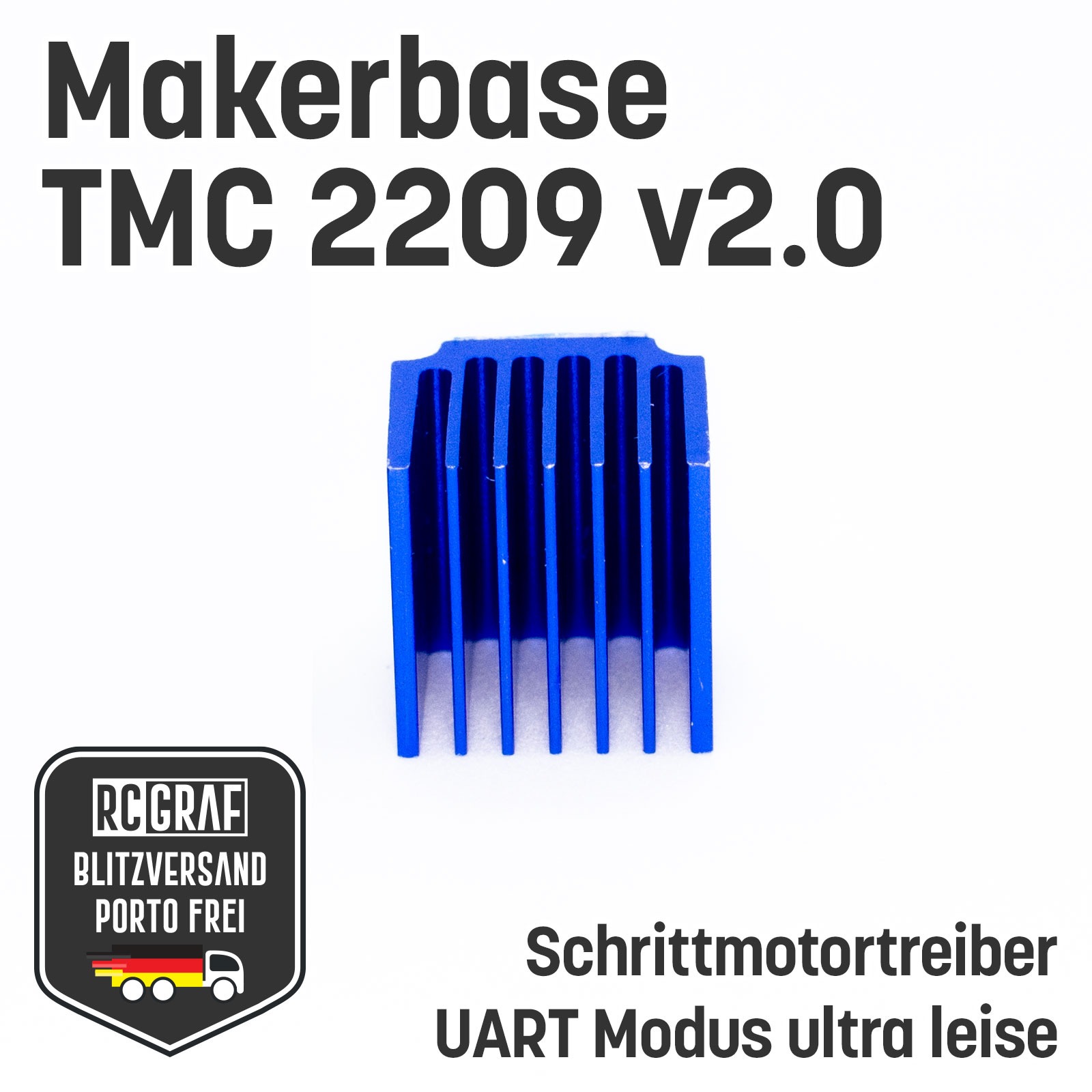 Makerbase TMC2209 V20 Schrittmotortreiber UART Modus ultra leise 5