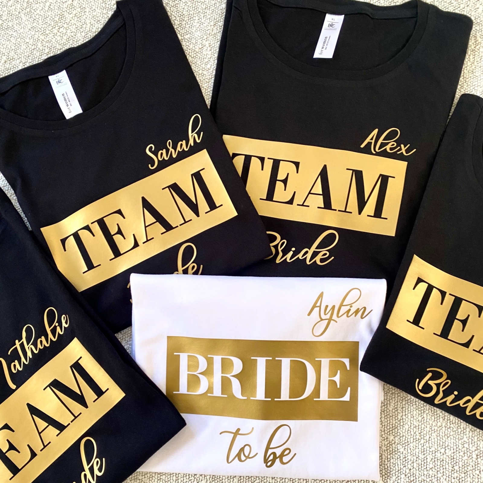 JGA T-shirts Team Bride personalisierbar 3