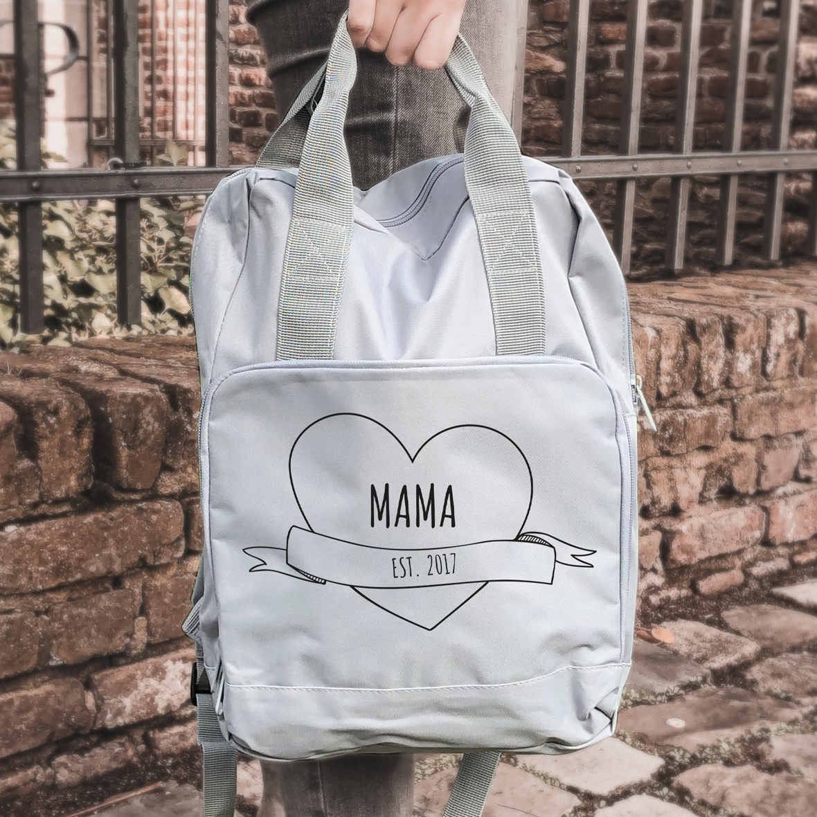 Daypack | Mama, Papa, Oma, etc. Jahreszahl personalisierbar