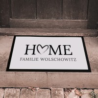 Fußmatte | Home + Wunschname personalisierbar 2