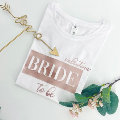JGA Tshirts Bride to be - Tolle T-Shirts für den Junggesellinenabschied für die Braut