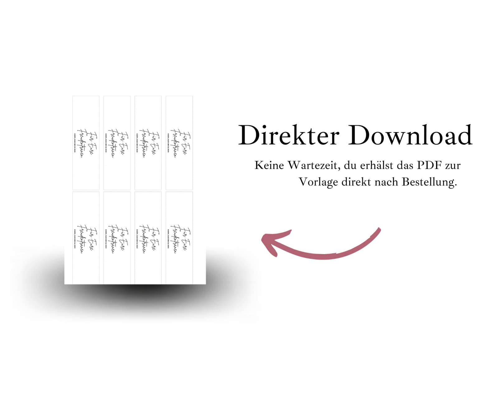 Freudentränen Banderole - Zauberhafte DIY Dekoration für emotionale Momente- Digitaler Download