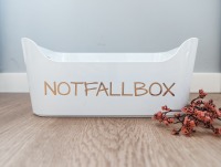 Aufkleber Notfallbox Hochzeit - Mit selbstklebendem Schriftzug den Notfallkorb für die Hochzeit