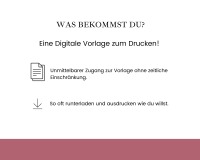 Geschenketisch Digitaldruck - PDF zum selbst drucken - Digitaler Download für ein Hochzeitsschild 4