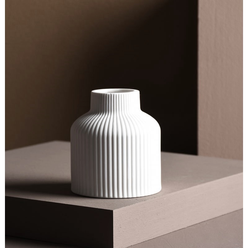 Storefactory - Vase Lillhagen Keramik weiß 2