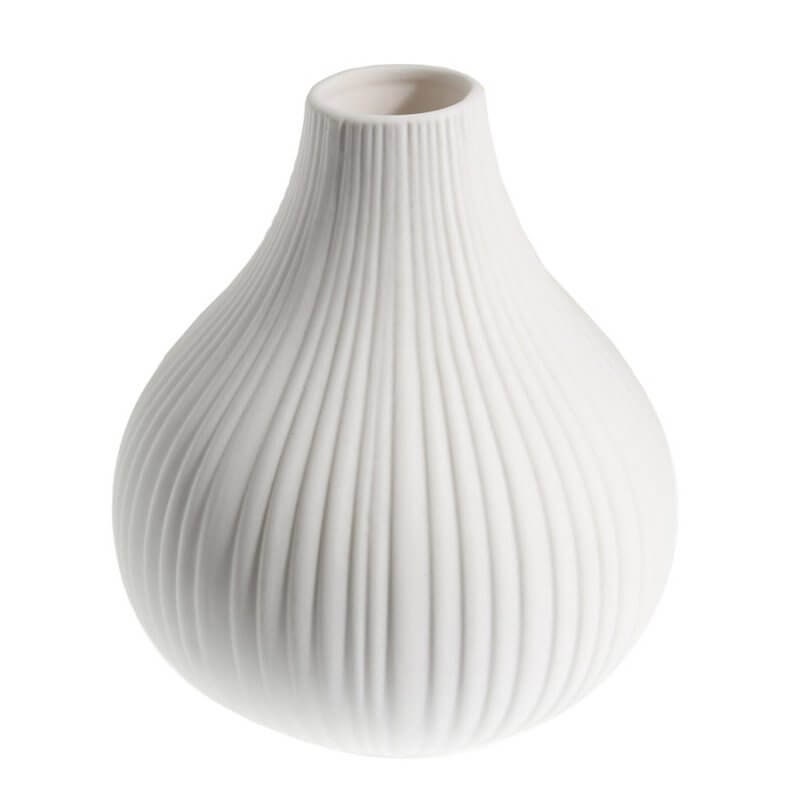 Storefactory - Vase Ekenas Keramik weiß 5