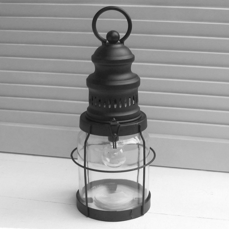 Countryfield - Lampe LED Industrial Metall schwarz 4
